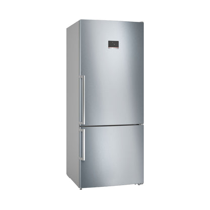 Bosch Series 6 Freestanding Fridge Bottom freezer 186 x 75cm Stainless steel KGN76CI30U