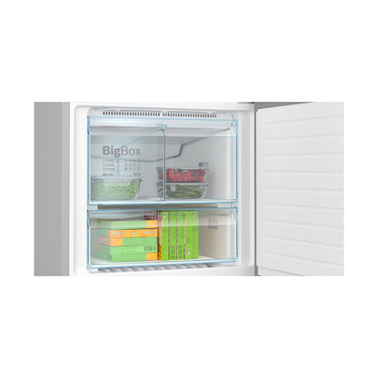 Bosch Series 6 Freestanding Fridge Bottom freezer 186 x 75cm Stainless steel KGN76CI30U
