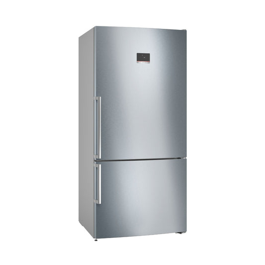 Bosch Series 6 Freestanding Fridge Bottom freezer 186 x 86cm Stainless steel 619 L  KGN86CI30Z