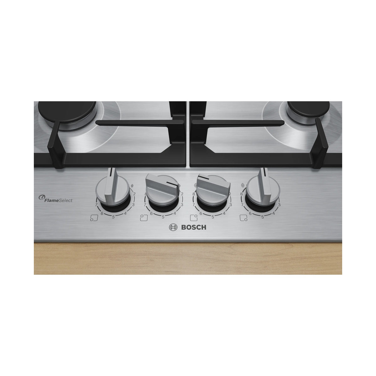 Bosch Series 6 Gas Hob 60cm Stainless steel PCP6A5I90Z