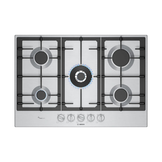 Bosch Series 6 Gas Hob 75cm Stainless steel PCQ7A5I90Z