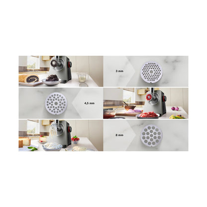 Bosch Series 8 Food Mincer  2500 W Black MFWS840M