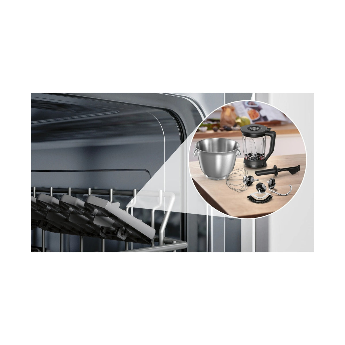 Bosch Series 8 Kitchen Machine OptiMUM 1600 W Silver Black MUM9B34S27