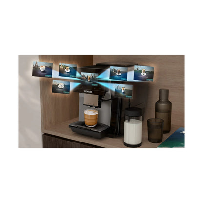 Siemens Fully automatic coffee machine EQ700 iAroma Inox Silver Metallic TP725EM7