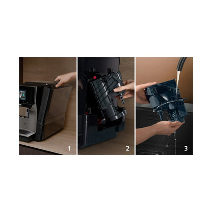 Siemens Fully automatic coffee machine EQ700 iAroma Inox Silver Metallic TP725EM7