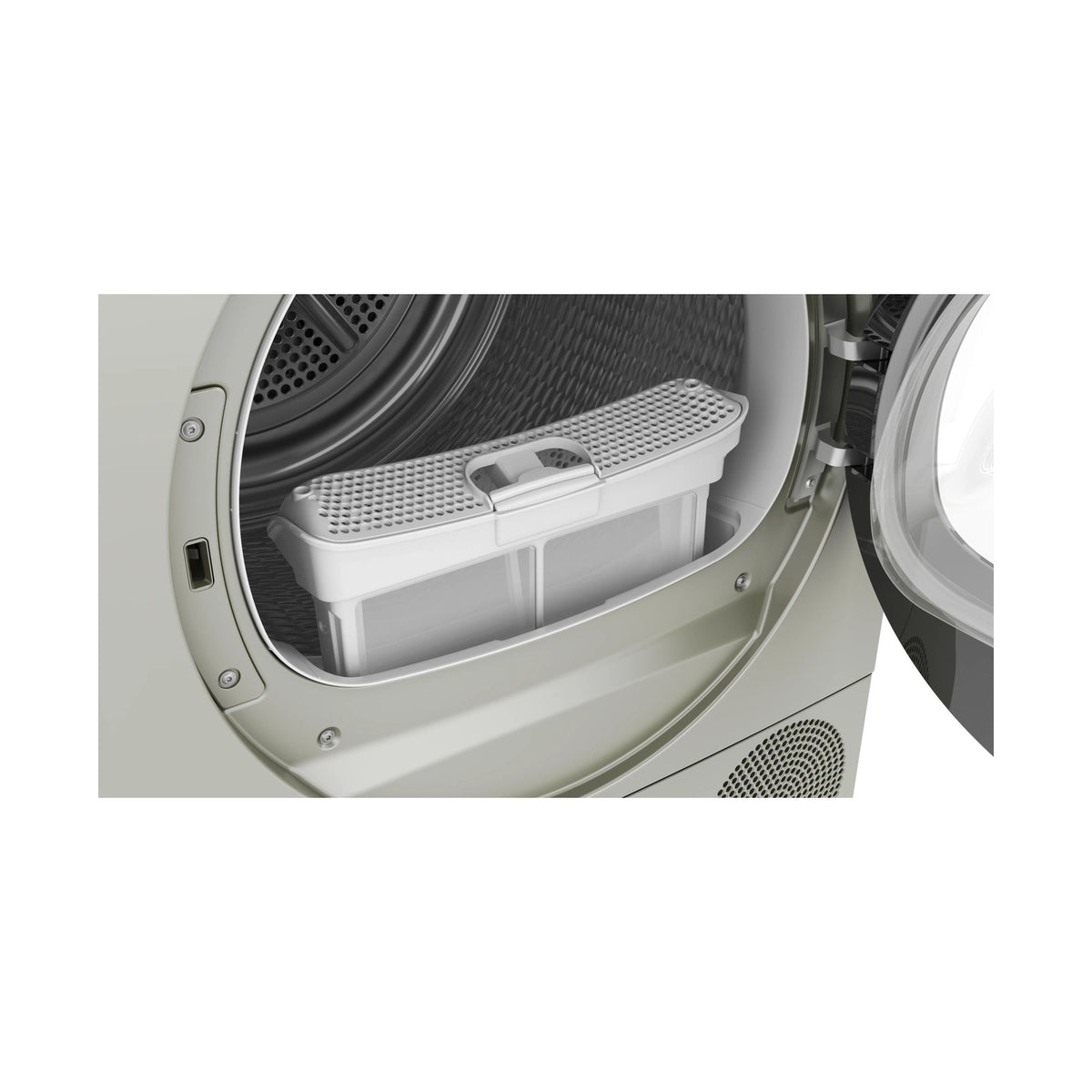 Siemens iQ300 Condenser Tumble Dryer 9 kg Silver inox WP41G0XZA