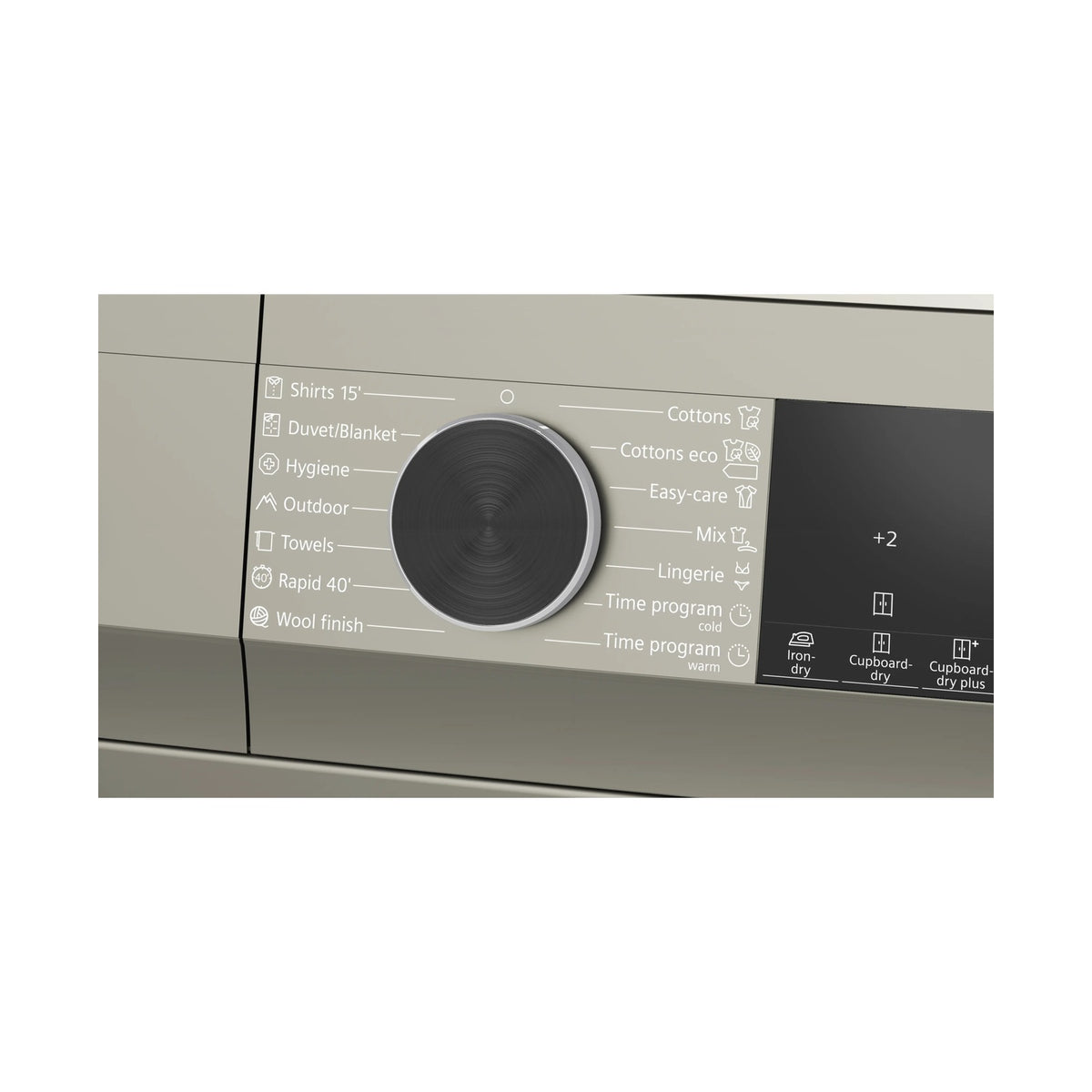 Siemens iQ300 Condenser Tumble Dryer 9 kg Silver inox WP41G0XZA