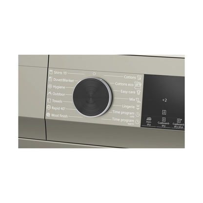 Siemens iQ300 Condenser Tumble Dryer 9 kg Silver inox WP41G0XZA
