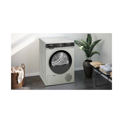 Siemens iQ300 Condenser Tumble Dryer 9 kg Silver inox WP41G0XZA