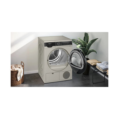 Siemens iQ300 Condenser Tumble Dryer 9 kg Silver inox WP41G0XZA