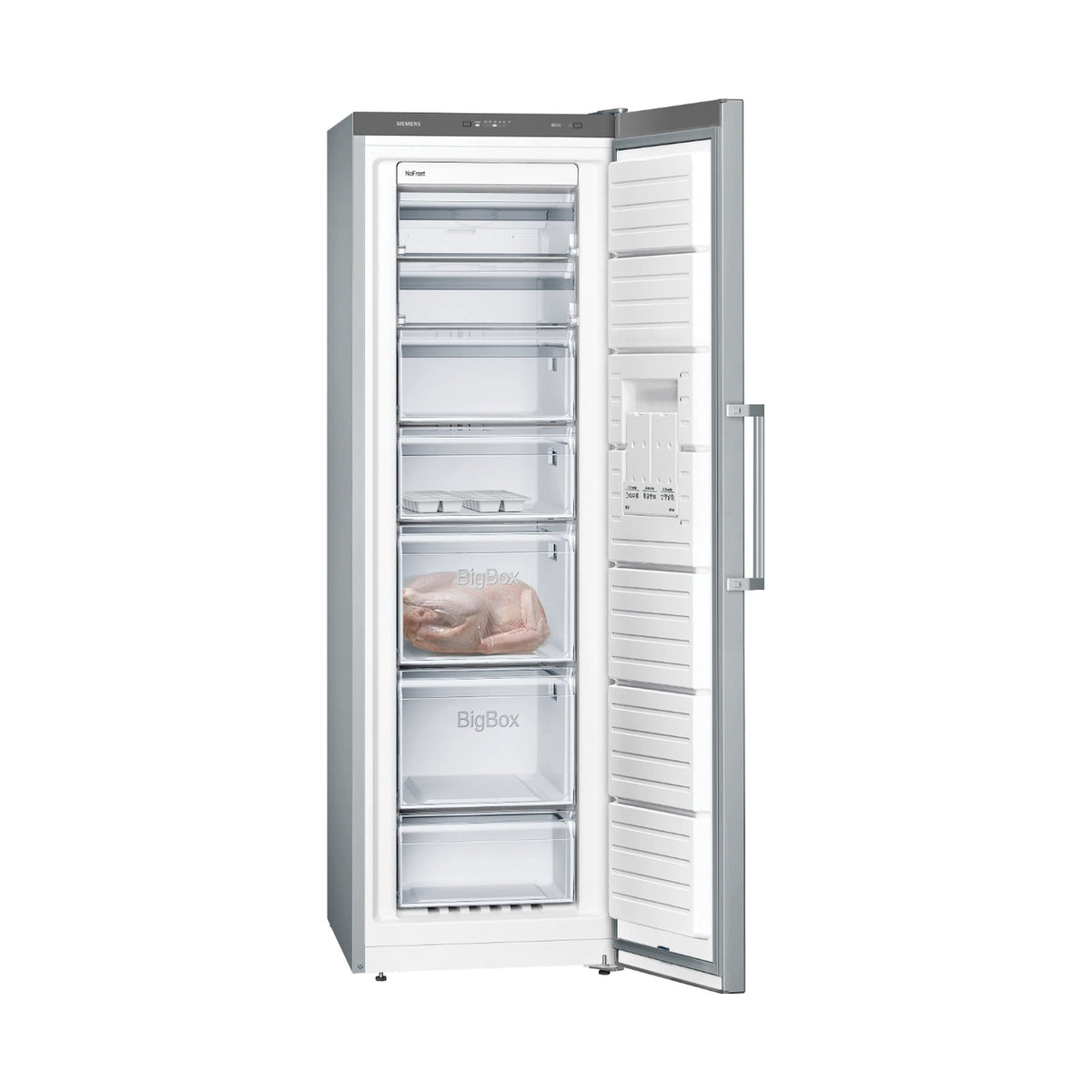 Siemens iQ300 Freestanding Freezer 186 x 60cm Stainless steel GS36NFIEV