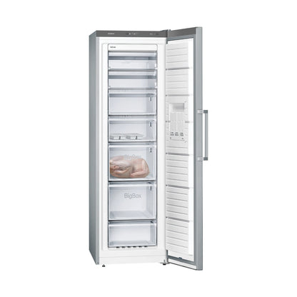 Siemens iQ300 Freestanding Freezer 186 x 60cm Stainless steel GS36NFIEV