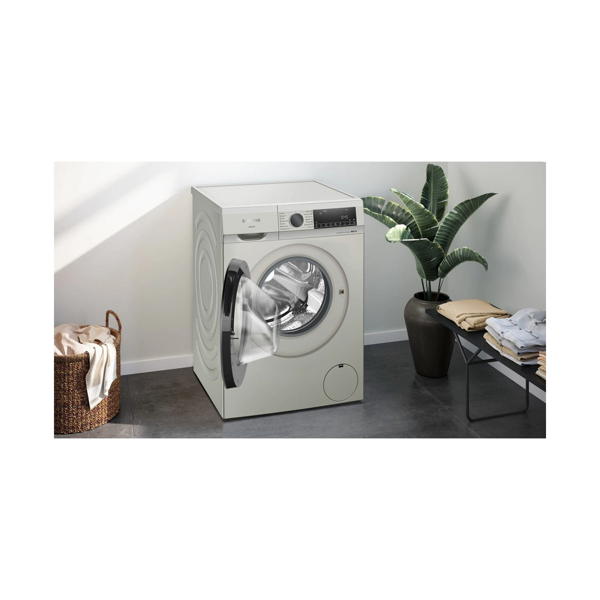 Siemens iQ300 Frontloader Washing Machine 9kg Silver inox WG44A10XZA