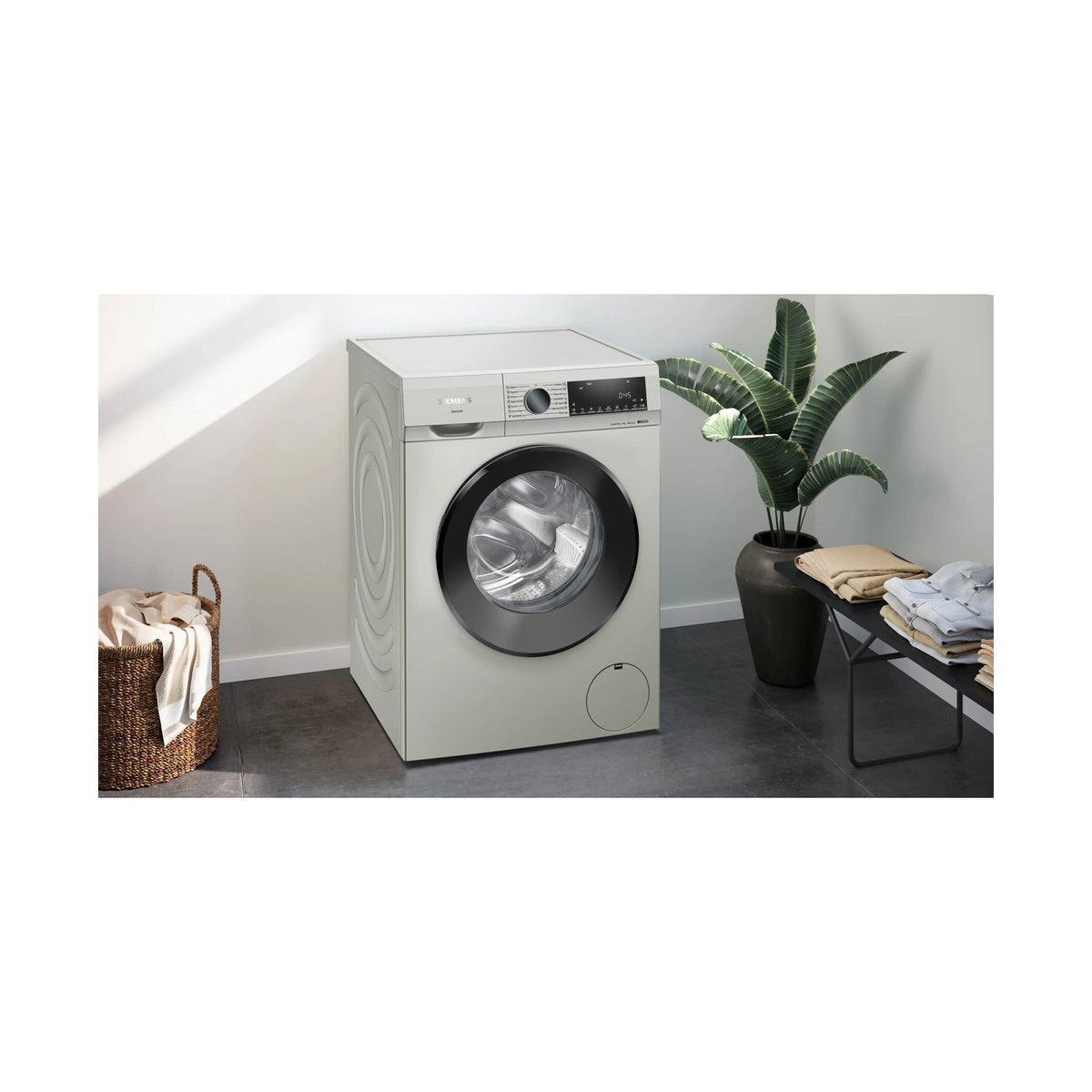 Siemens iQ300 Frontloader Washing Machine 9kg Silver inox WG44A10XZA