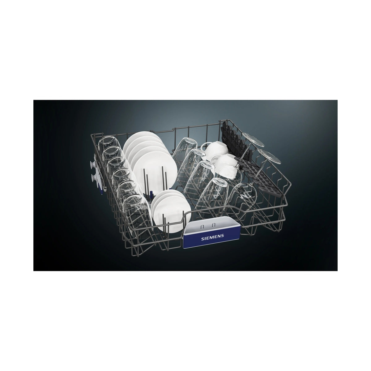Siemens iQ500 Freestanding 13 Place Dishwasher 60cm Brushed Black Steel SN25EC02MZ
