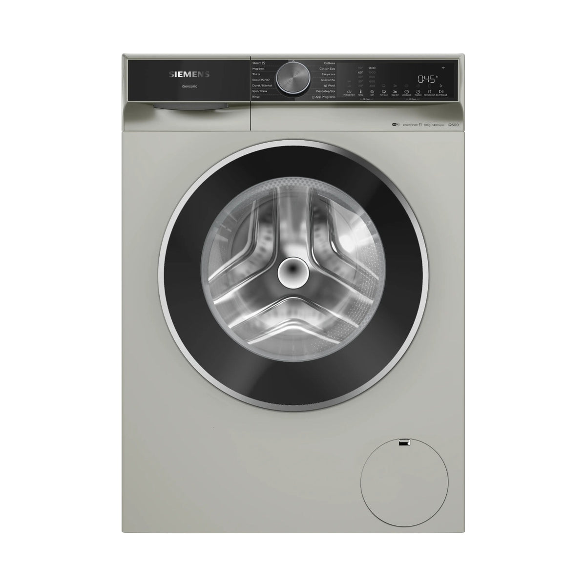 Siemens iQ500 Frontloader Washing Machine 10kg Silver inox WG54K2ZXZA