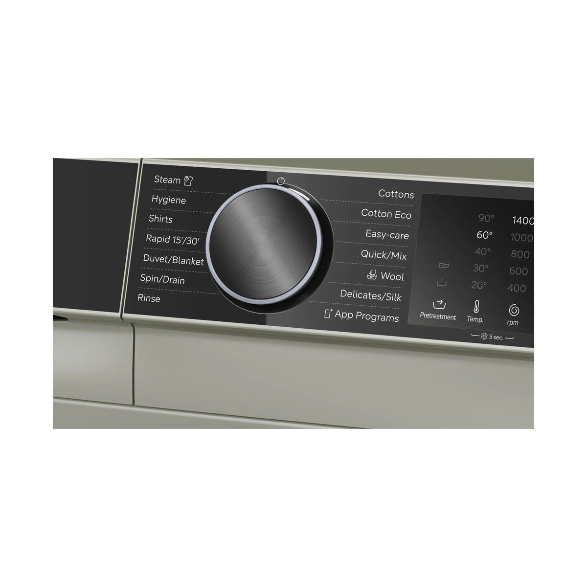 Siemens iQ500 Frontloader Washing Machine 10kg Silver inox WG54K2ZXZA