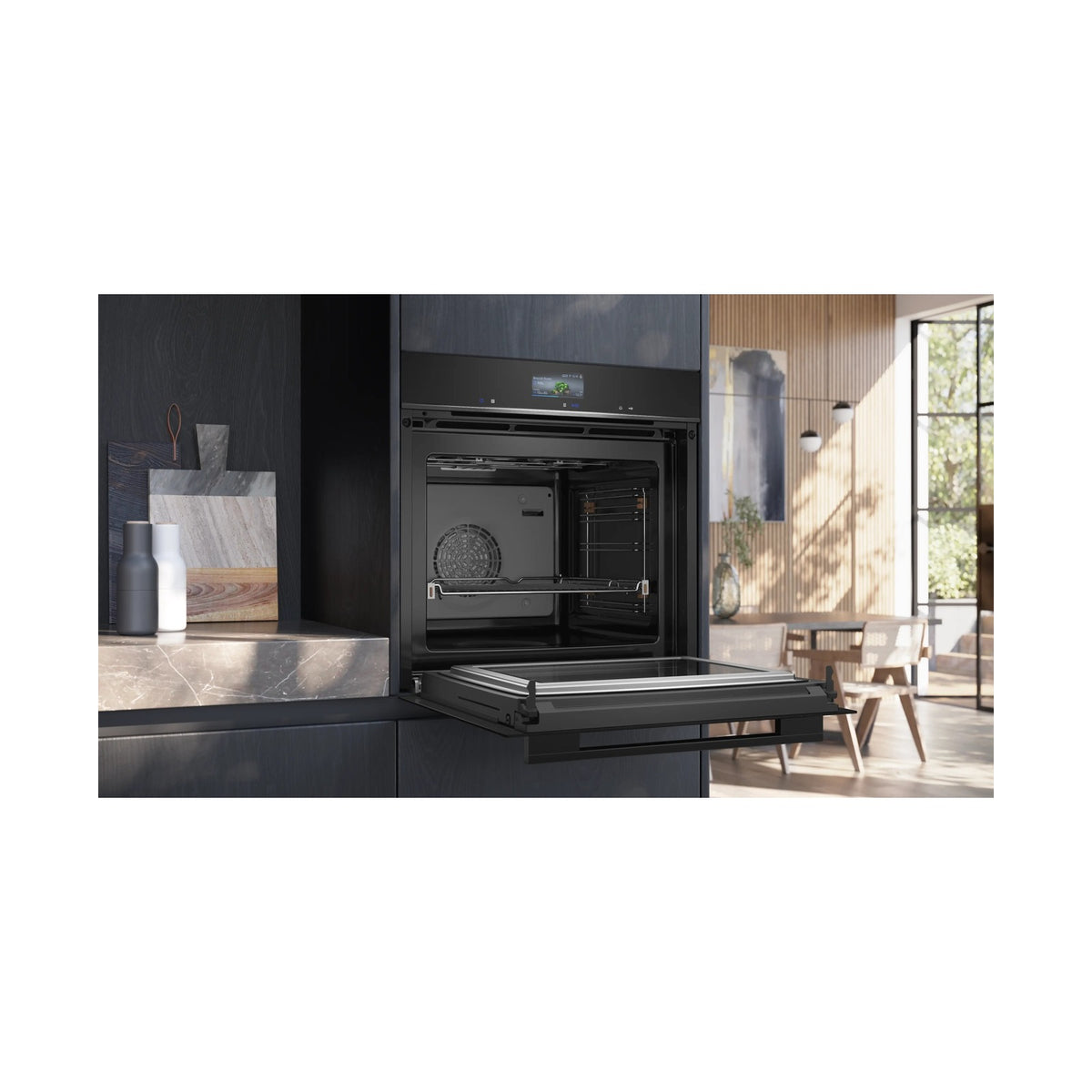 Siemens iQ700 Built in Microwave Oven 60 x 60cm Black HM736GAB1
