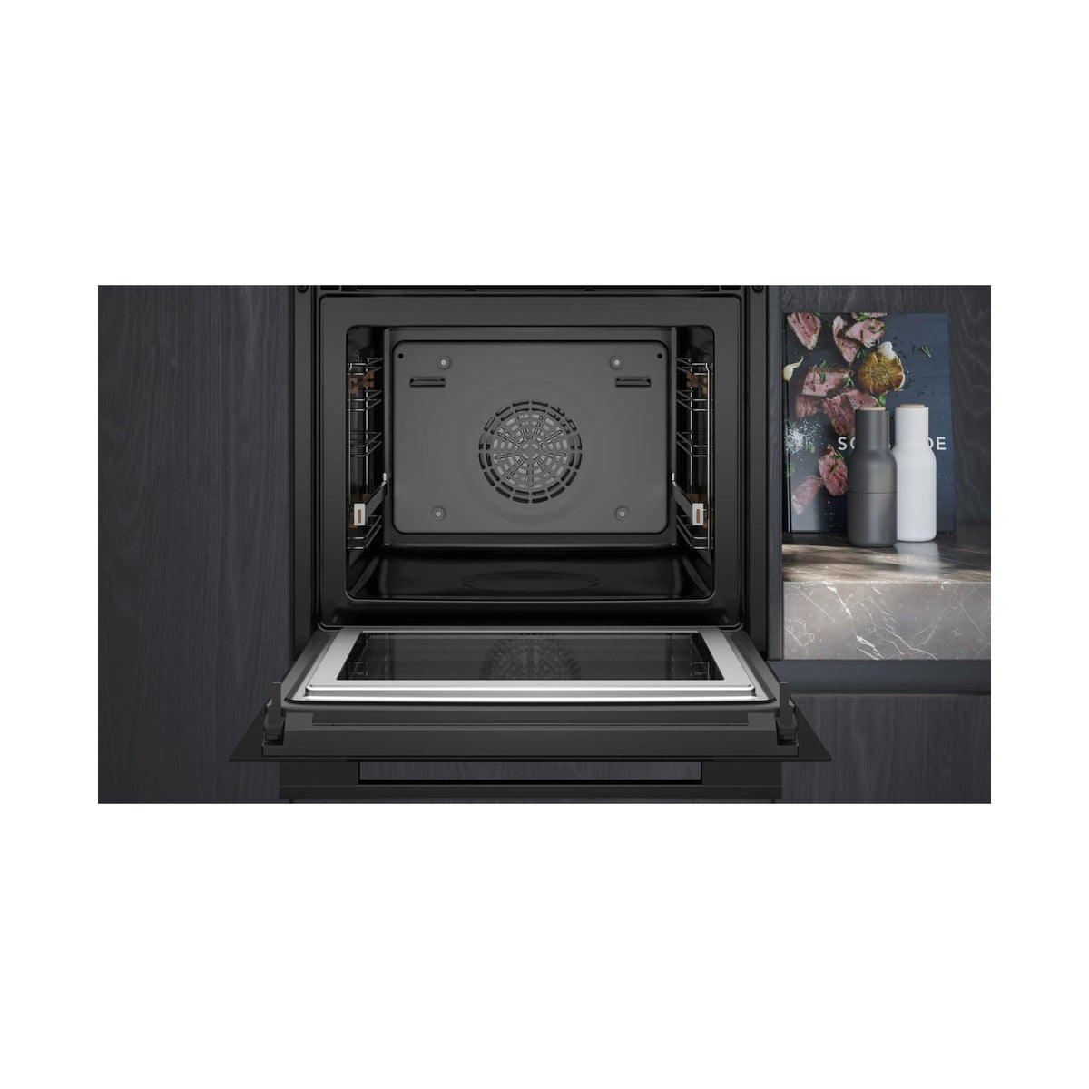 Siemens iQ700 Built in Microwave Oven 60 x 60cm Black HM736GAB1
