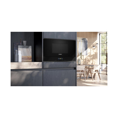Siemens iQ700 Built In Microwave with grill Black BE732R1B1