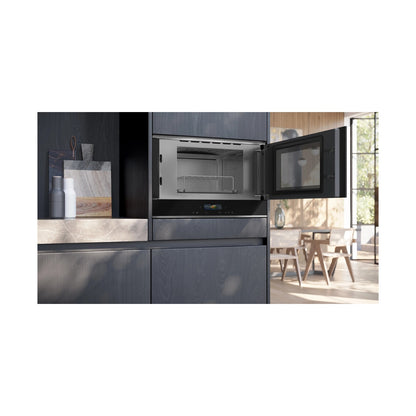 Siemens iQ700 Built In Microwave with grill Black BE732R1B1