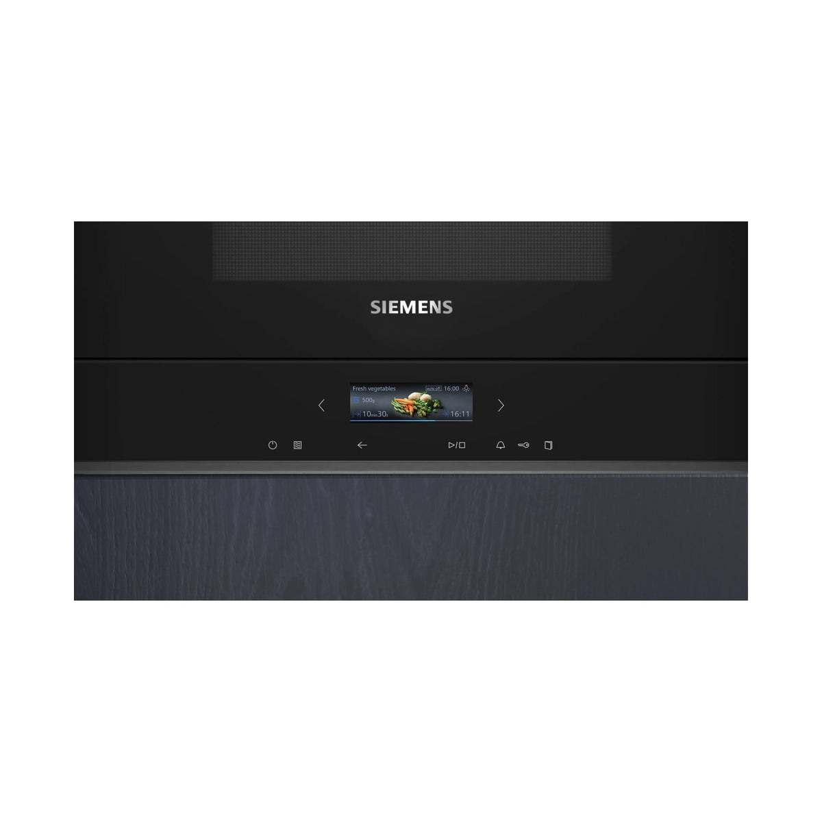 Siemens iQ700 Built In Microwave with grill Black BE732L1B1