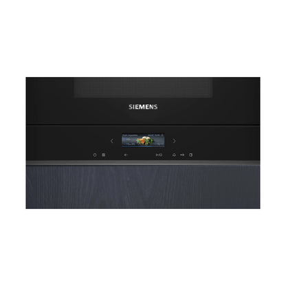 Siemens iQ700 Built In Microwave with grill Black BE732L1B1