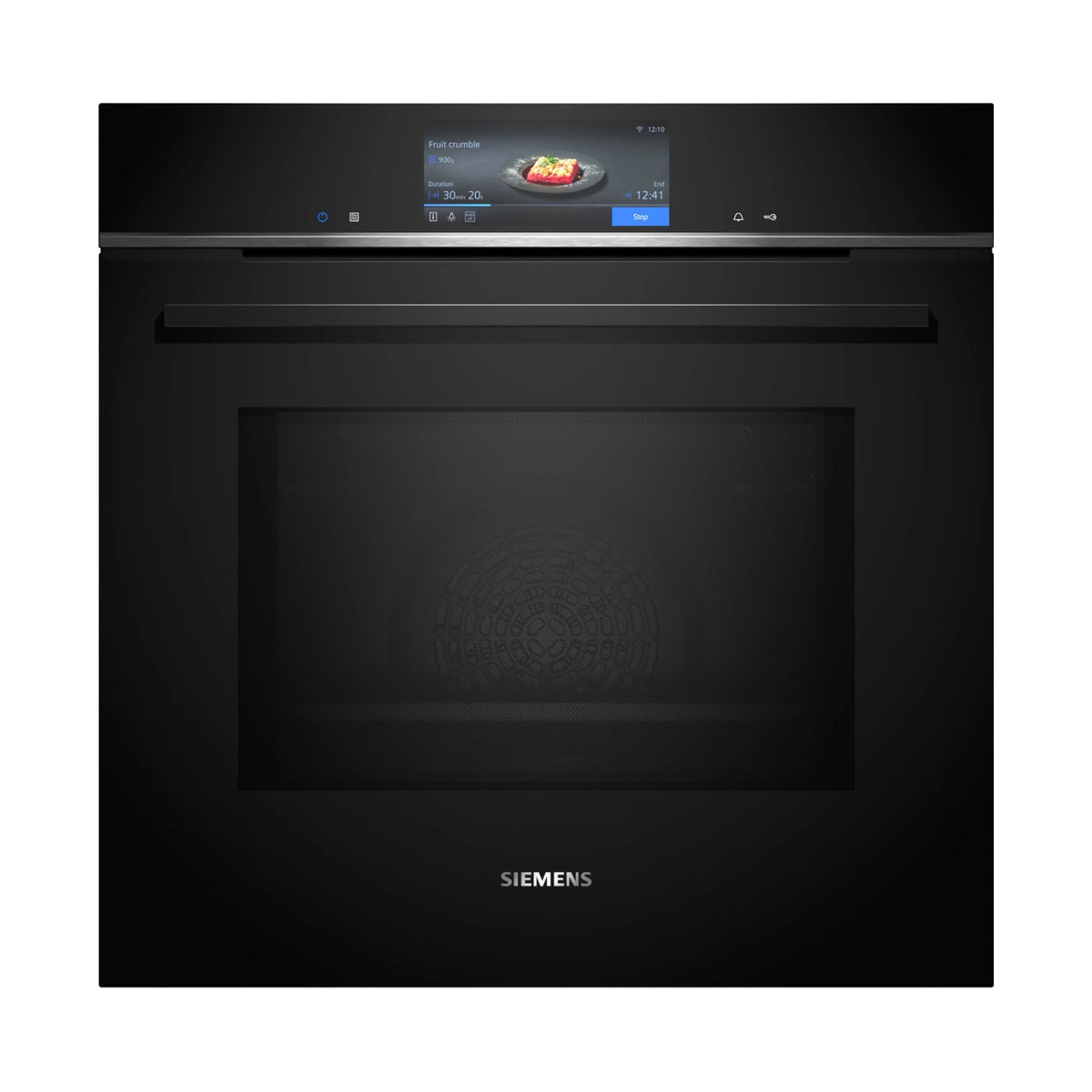 Siemens iQ700 Built in Oven with Microwave 60 x 60cm Black HM778GMB1