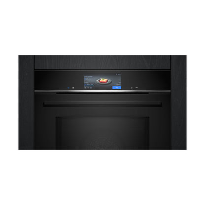 Siemens iQ700 Built in Oven with Microwave 60 x 60cm Black HM778GMB1