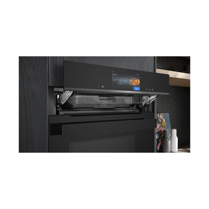 Siemens iQ700 Built in Oven with Steam and Microwave Function 60 x 60cm Black HN978GQB1