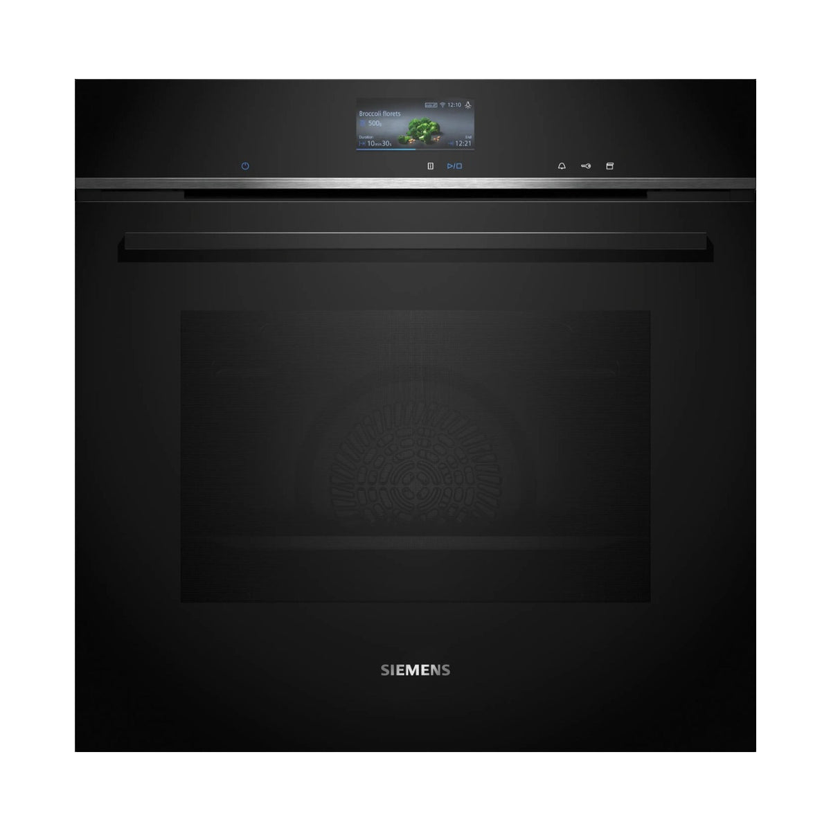 Siemens iQ700 Built in oven with steam function 60 x 60cm Black HS736G3B1