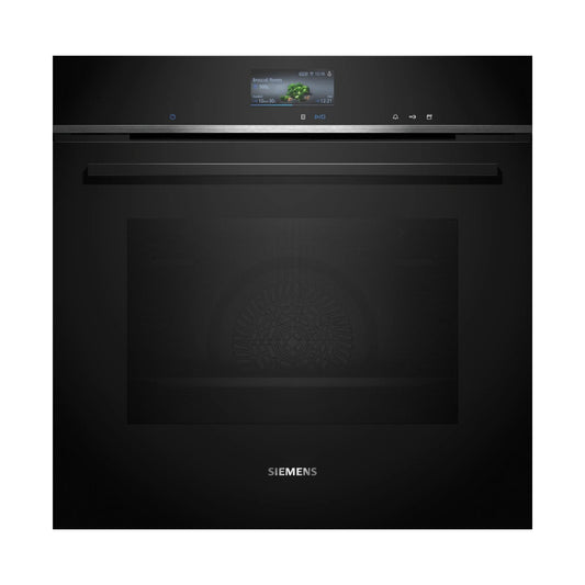 Siemens iQ700 Built in oven with steam function 60 x 60cm Black HS736G3B1