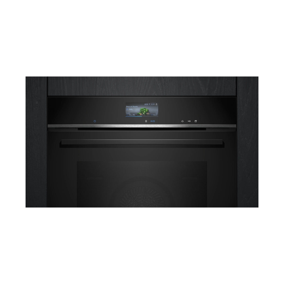 Siemens iQ700 Built in oven with steam function 60 x 60cm Black HS736G3B1