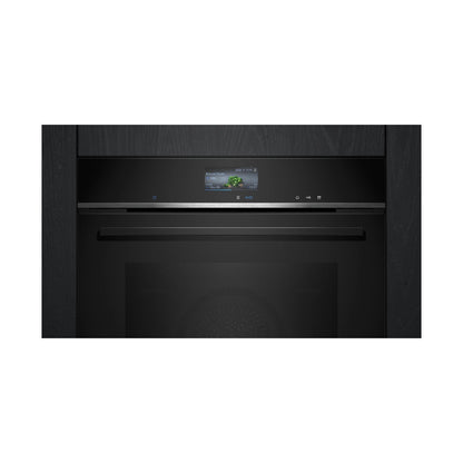Siemens iQ700 Built in oven with steam function 60 x 60cm Black HS736G3B1