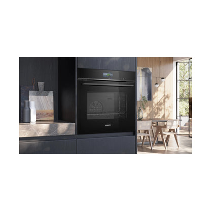 Siemens iQ700 Built in oven with steam function 60 x 60cm Black HS736G3B1