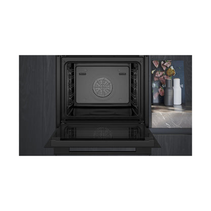 Siemens iQ700 Built in oven with steam function 60 x 60cm Black HS736G3B1