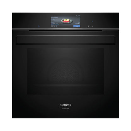 Siemens iQ700 Built in oven with steam function 60 x 60cm Black HS958GDD1
