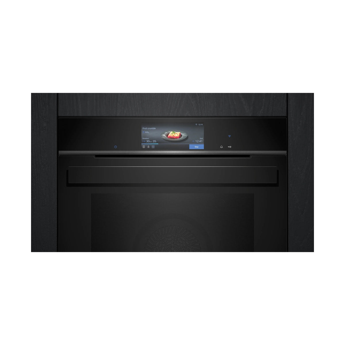 Siemens iQ700 Built in oven with steam function 60 x 60cm Black HS958GDD1
