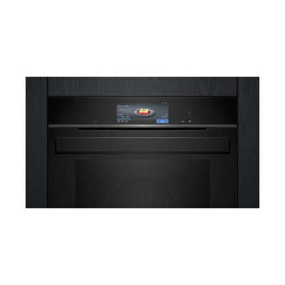 Siemens iQ700 Built in oven with steam function 60 x 60cm Black HS958GDD1