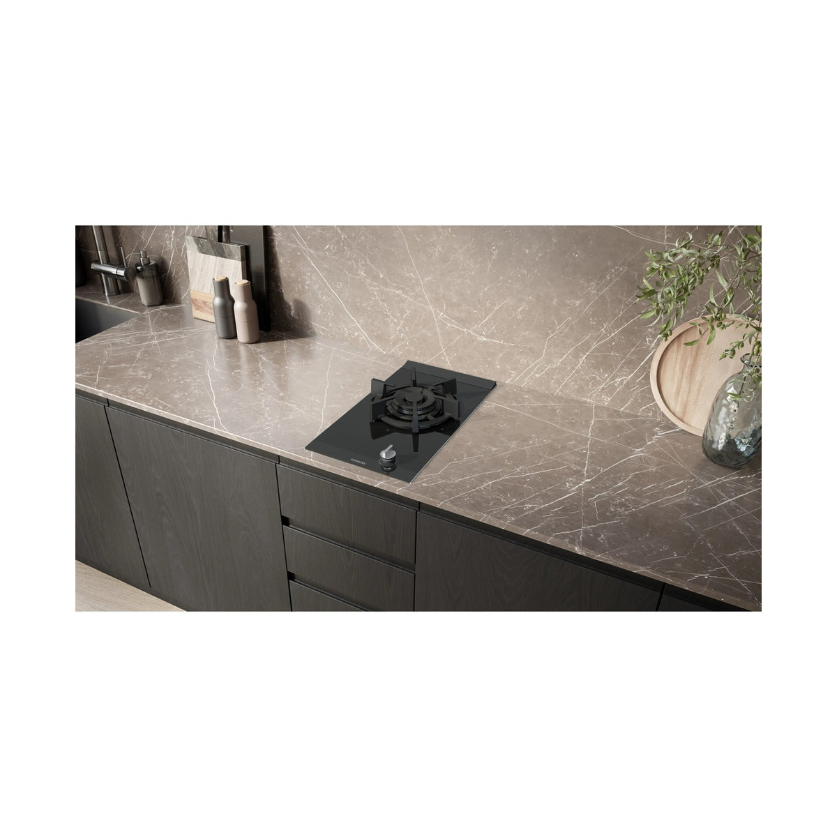 Siemens iQ700 Domino Gas Hob 30cm Ceramic Black ER3A6AI10L