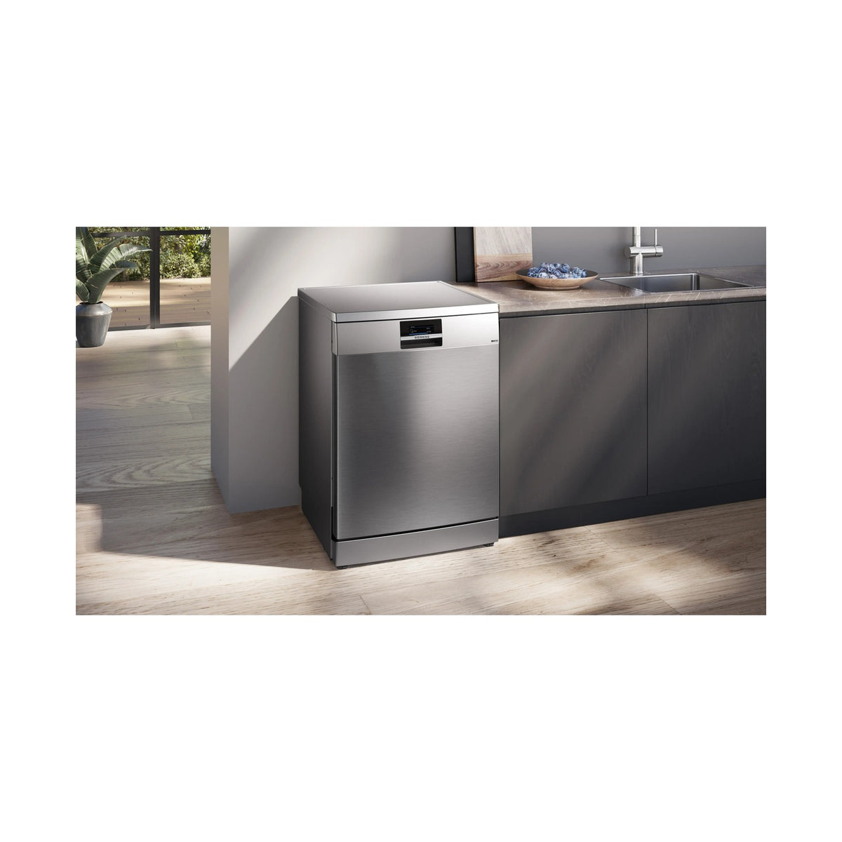 Siemens iQ700 Freestanding 14 Place Dishwasher 60cm Brushed Steel SN27ZI04CZ