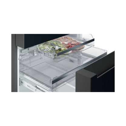 Siemens iQ700 French Door Bottom Freezer Multidoor 183 x 90cm Black KF96RSBEA