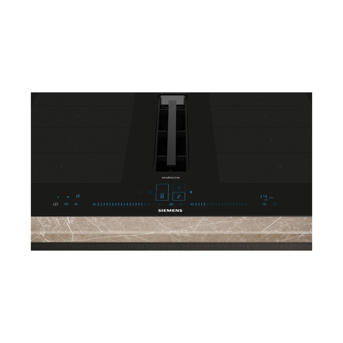 Siemens iQ700 Induction hob with integrated ventilation system 80cm EX877NX68E