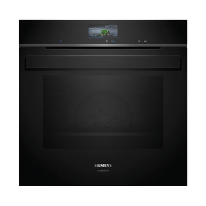 Siemens iQ700 Studio Line Built in Oven 60 x 60cm Black HB976GMB1