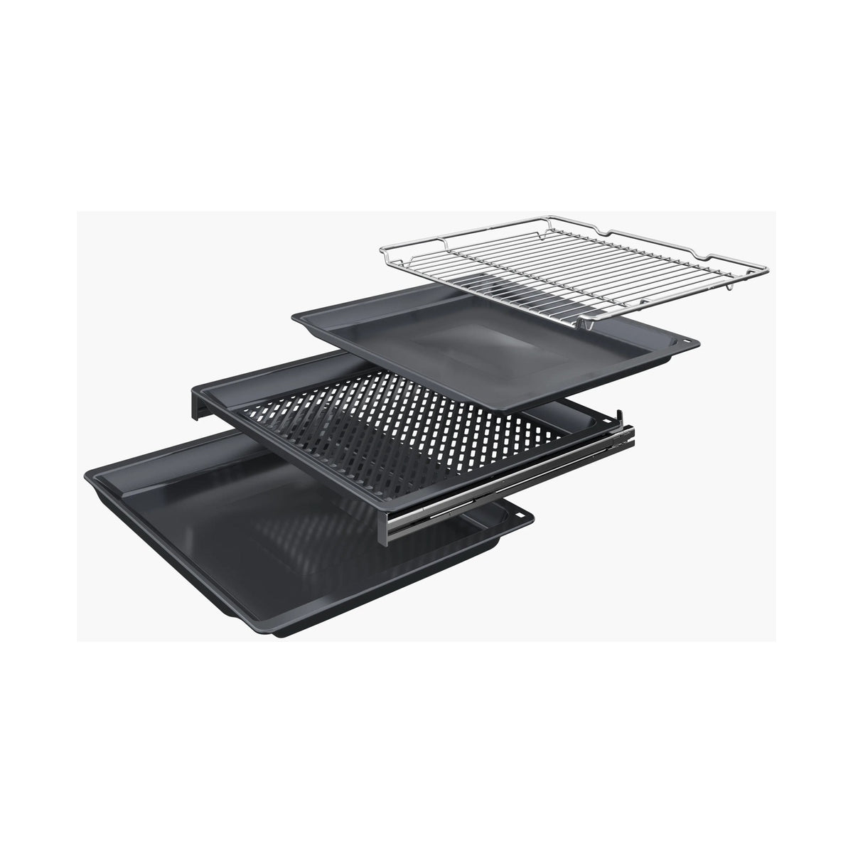 Siemens iQ700 Studio Line Built in Oven 60 x 60cm Black HB976GMB1
