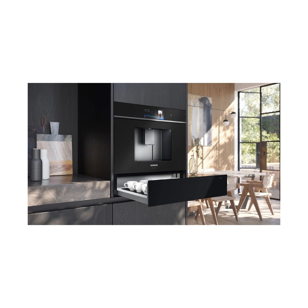 Siemens iQ700 Warmer Drawer 60 x 14cm Black BI710C1B1