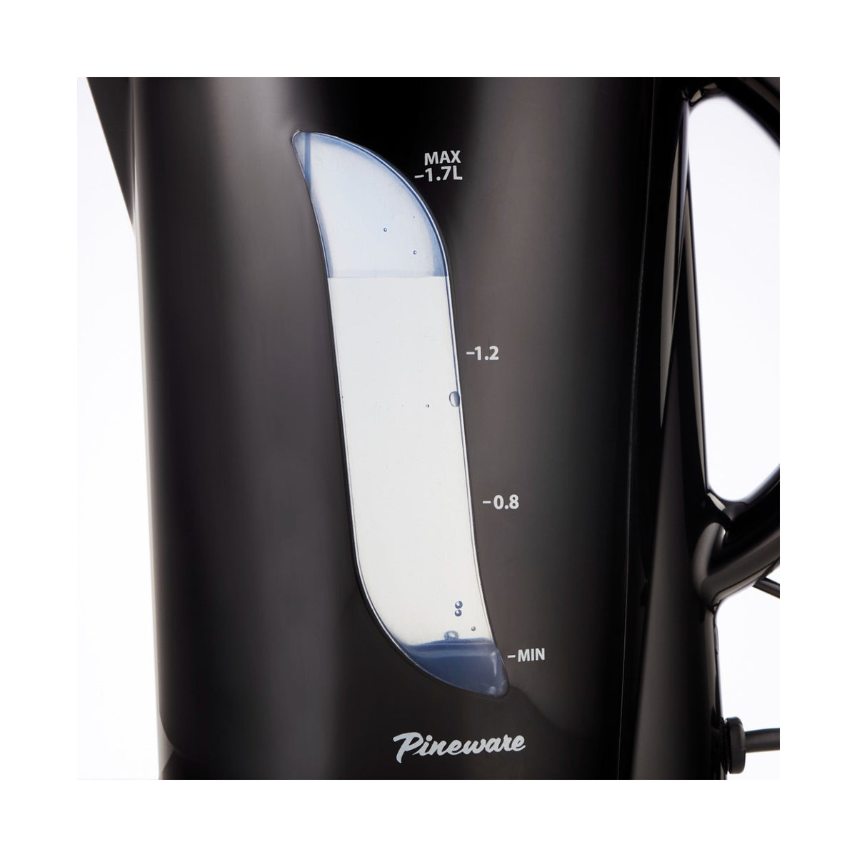 Pineware 1.7L Corded Kettle Black PPAK20