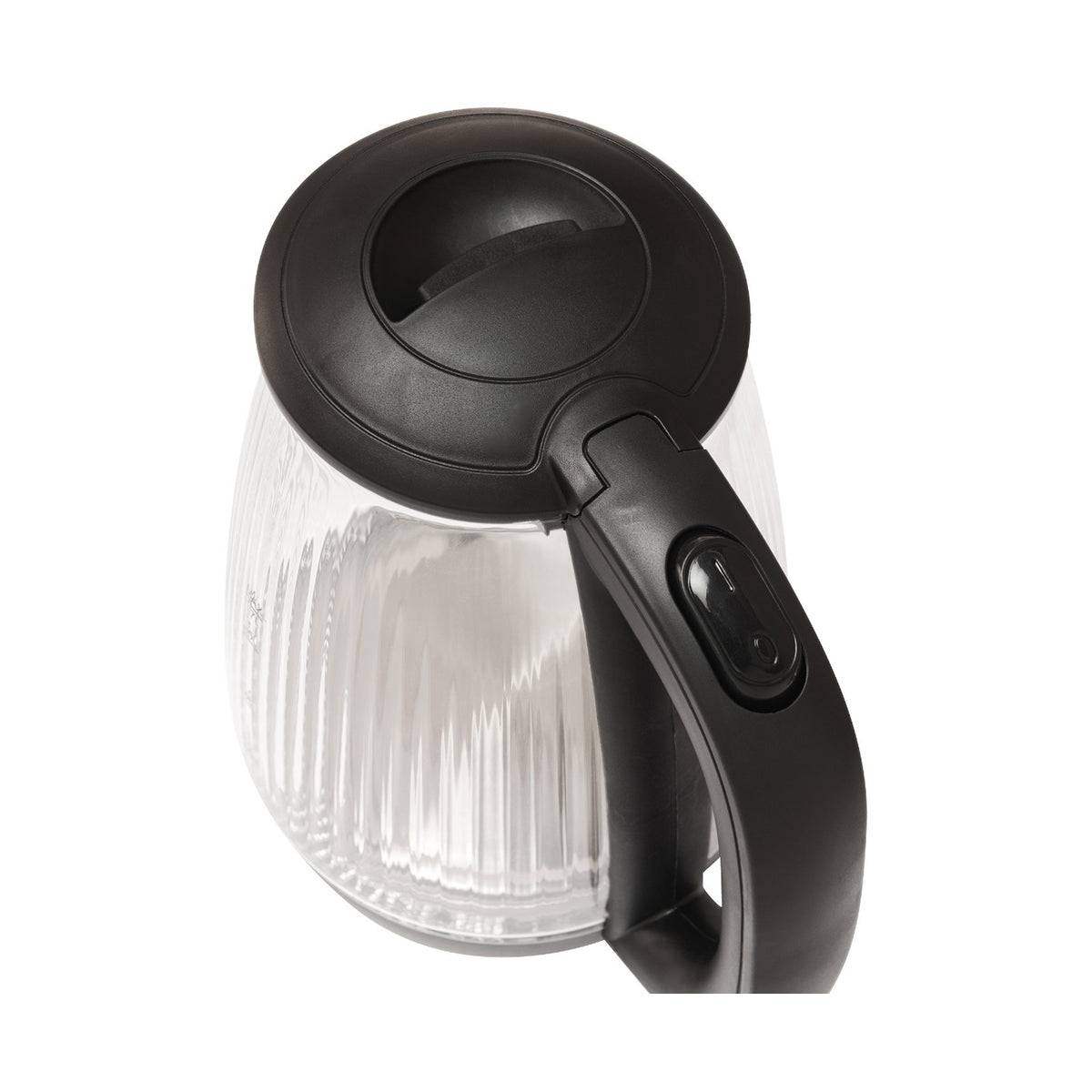 Pineware 1.7l Ribbed Glass Kettle PRGK360