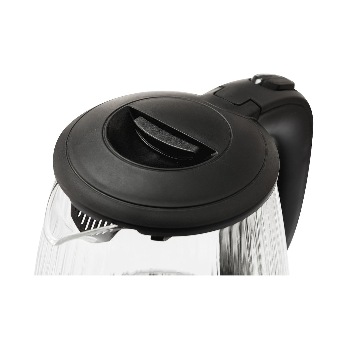 Pineware 1.7l Ribbed Glass Kettle PRGK360