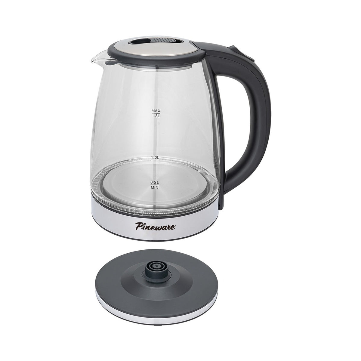 Pineware 1.8L Glass Kettle PGK460